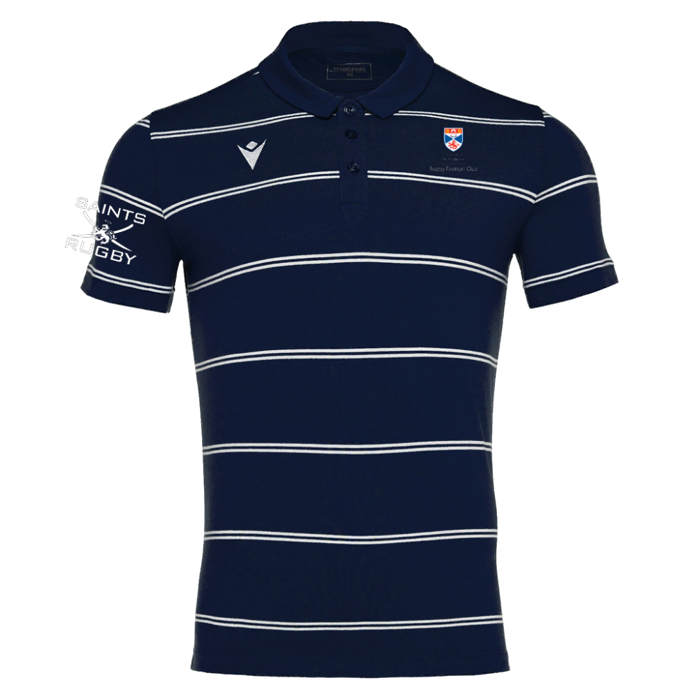 Macron Striped polo shirt in cotton jersey flamenco jr | Image 1