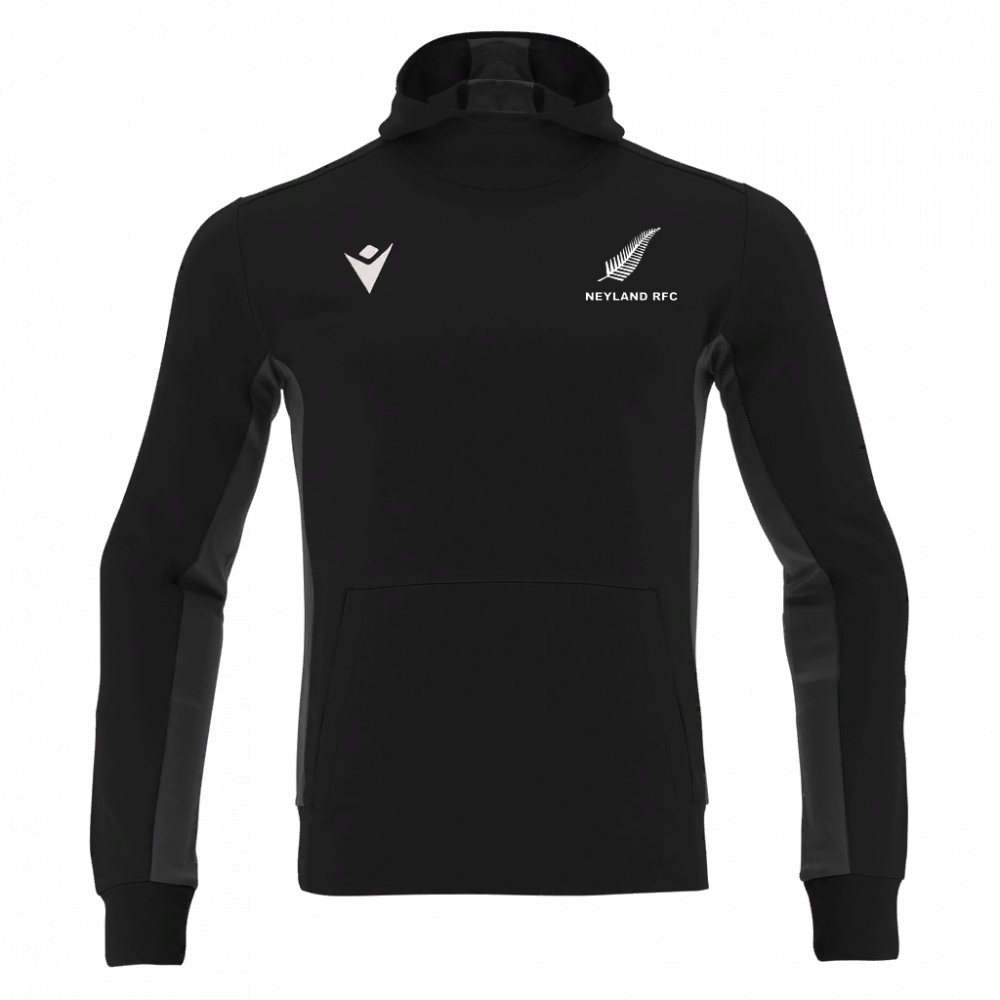 Macron Hoodie electro blk jr | Image 1