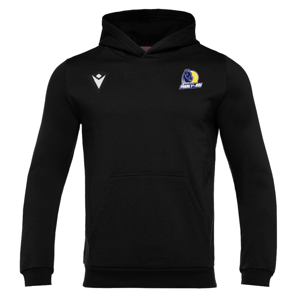 Macron Sweat coton banjo hero noir - logoté | Image 1