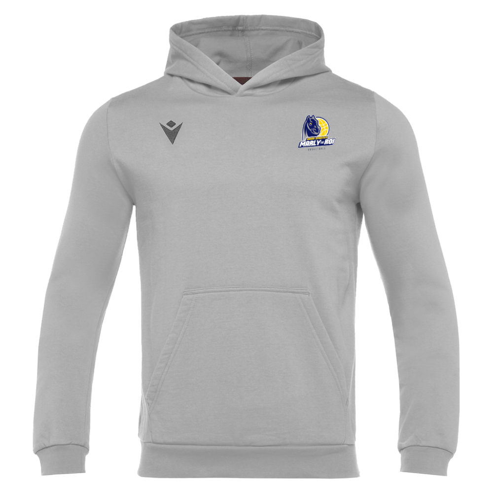 Macron Sweat coton banjo hero gris - logoté | Image 1