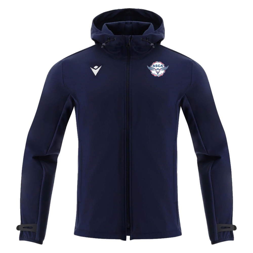 Macron Softshell himalaya navy logo brodé | Image 1
