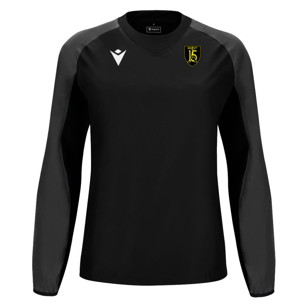 Macron Vareuse rugby denali noir - logoté | Image 1