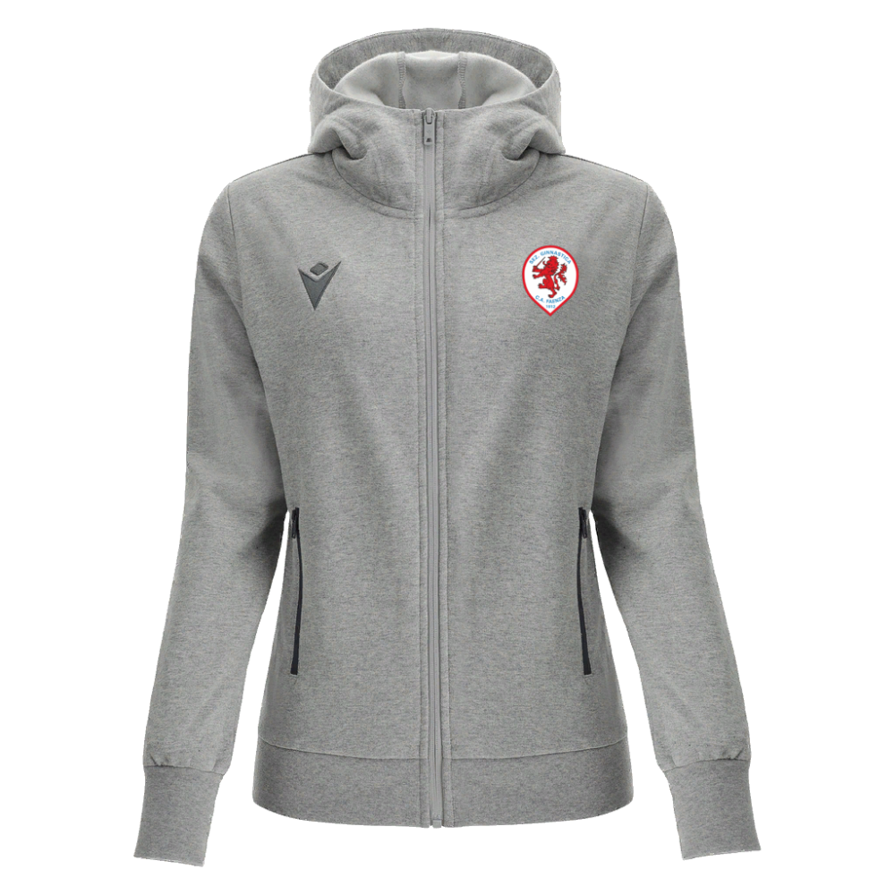 Macron Felpa da donna con cappuccio in cotone drum | Immagine 1