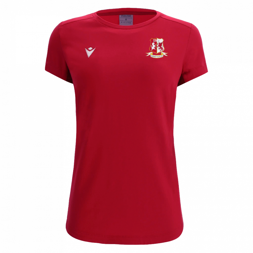 Macron Women's cotton t-shirt lute red jr | Image 1