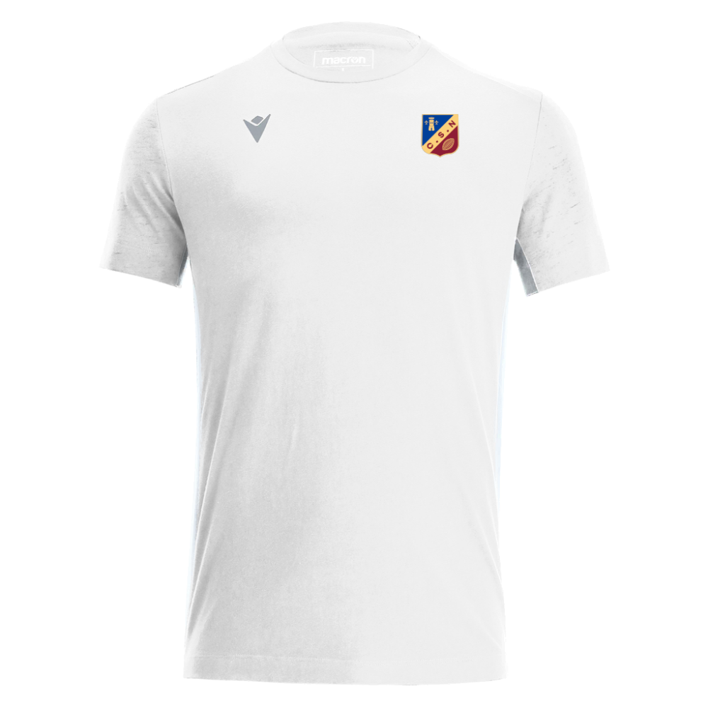 Macron Tee-shirt nevel coton blanc - logoté | Image 1