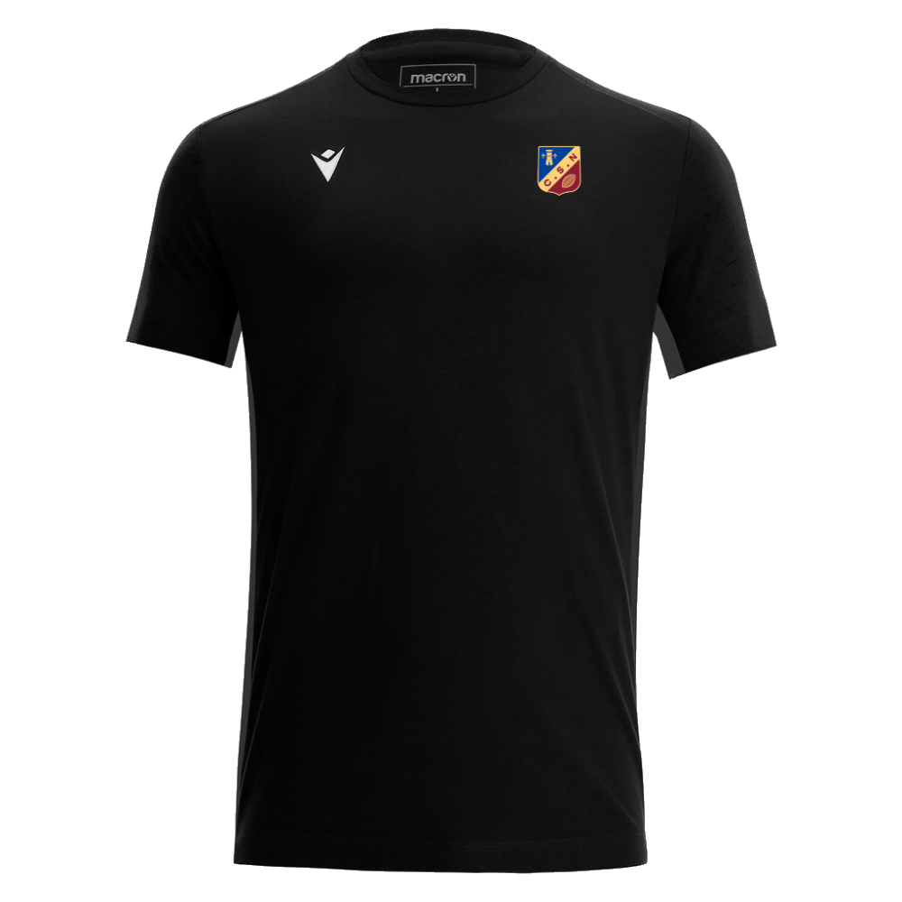 Macron Tee-shirt nevel coton noir - logoté | Image 1