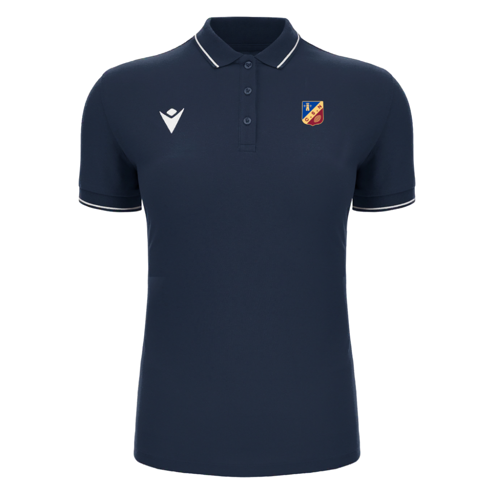 Macron Polo waltz femme marine - logoté | Image 1