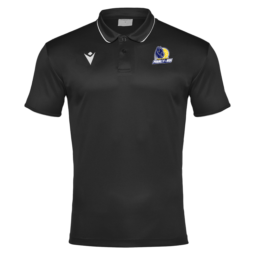 Macron Polo draco hero noir - logoté | Image 1