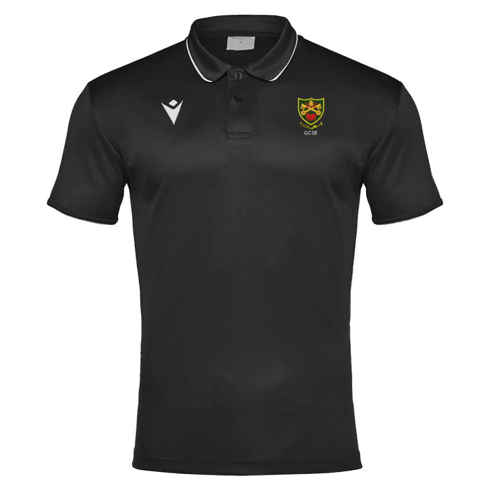 Macron Draco hero polo blk sr [gcse] | Image 1