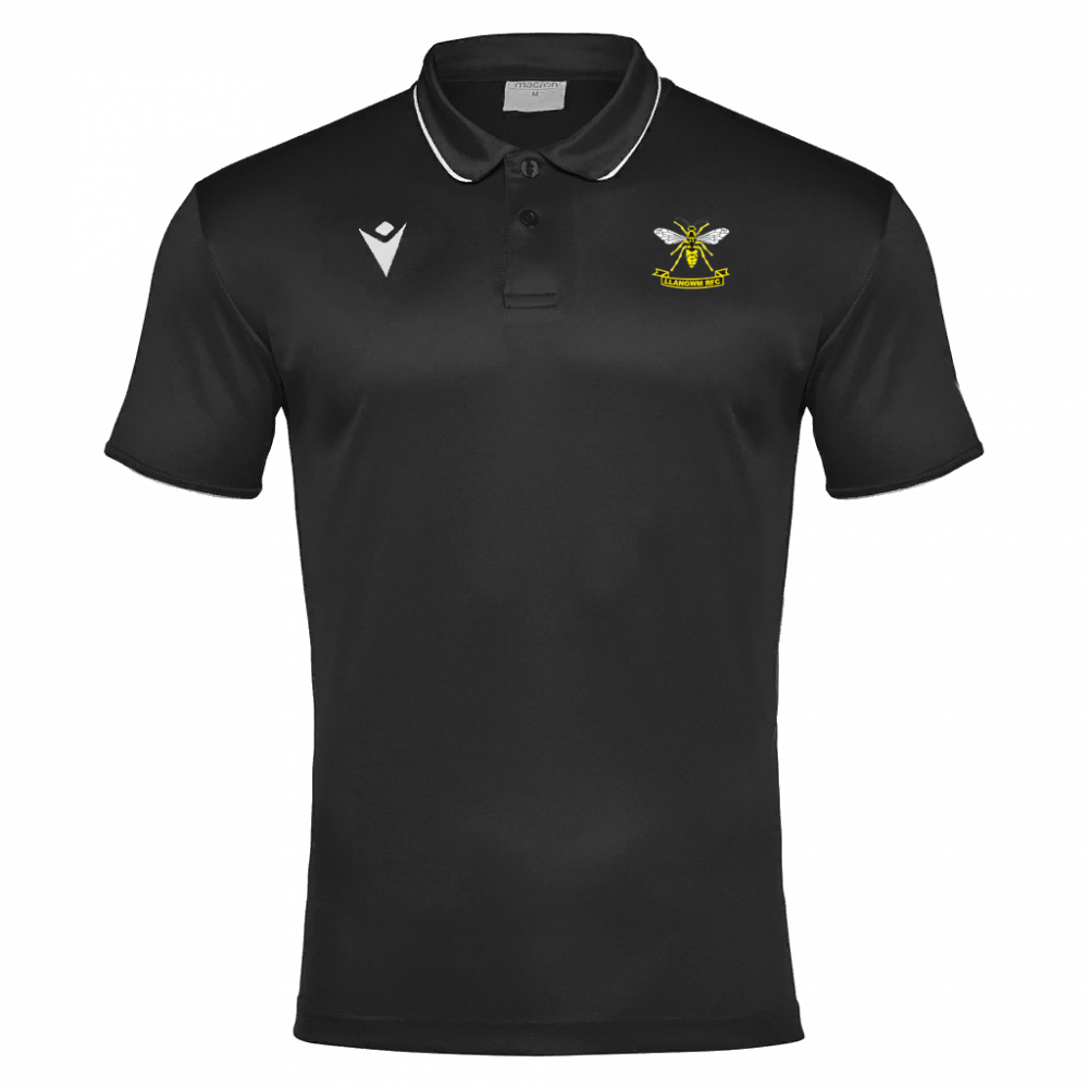 Macron Draco hero polo blk/wht jr | Image 1