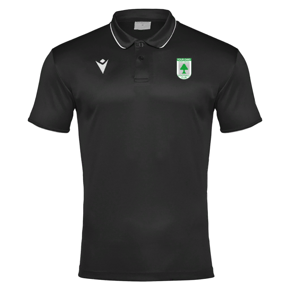 Macron Draco hero polo blk/wht jr | Image 1