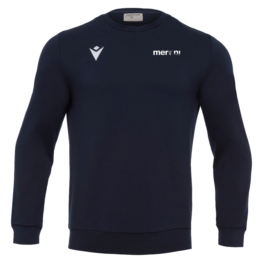 Macron Felpa girocollo blu navy ''girl'' | Immagine 1