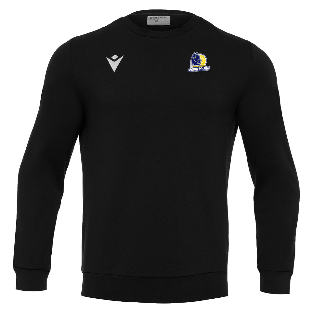 Macron Sweat coton axima noir - logoté | Image 1