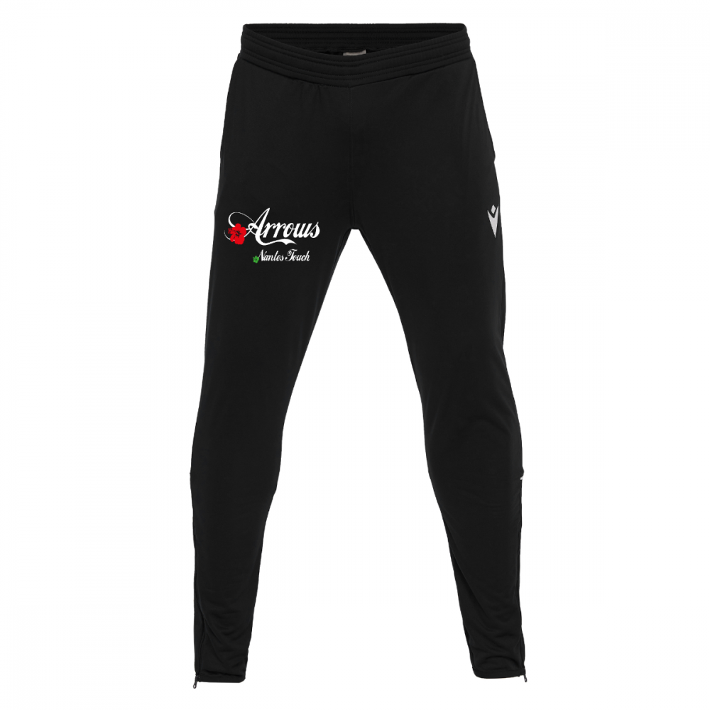 Macron Pantalon de sortie abydos hero noir avec logo brodé | Image 1