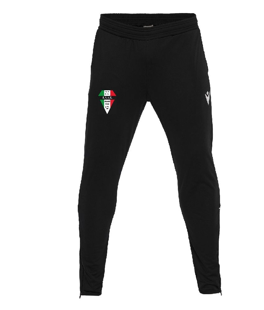 Macron Pantalon regular abydos hero noir avec logo club brodé | Image 1