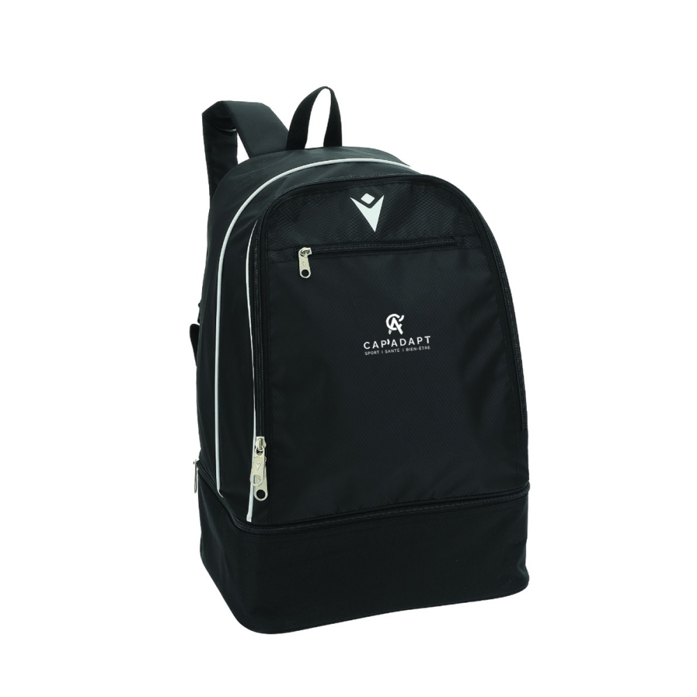 Macron Sac à dos academy evo noir logo sérigraphié | Image 1