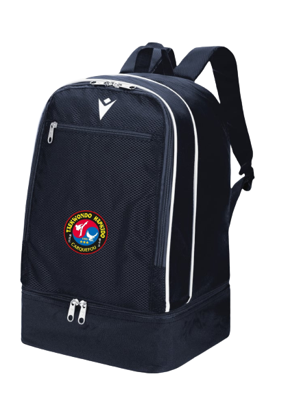 Macron Academy evo sac à dos navy, logo brodé | Image 1