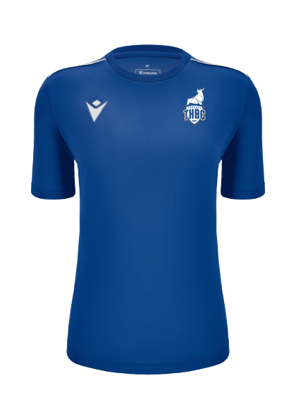 Macron Maillot féminin ariel royal, logo floqué | Image 1