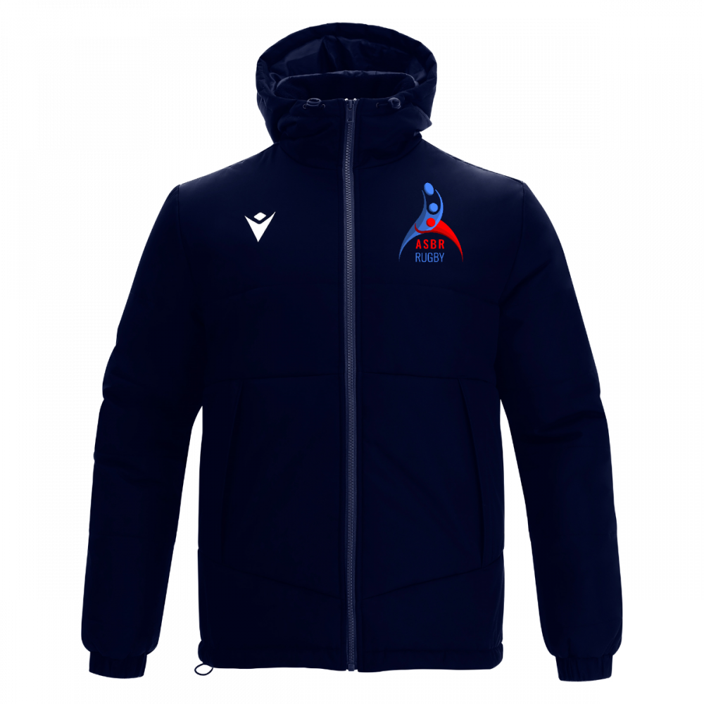 Macron Bomber andes navy avec logo brodé | Image 1