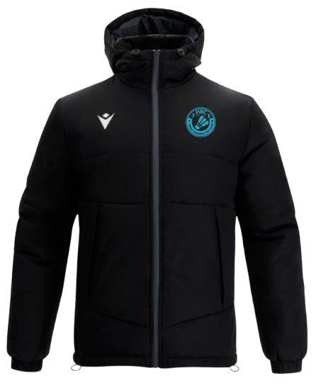 Macron Bomber andes noir avec logo brodé | Image 1