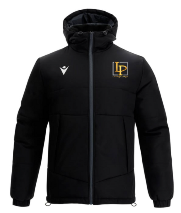 Macron Bomber andes noir avec logo brodé | Image 1