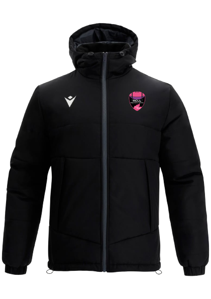 Macron Bomber andes noir avec logo brodé | Image 1