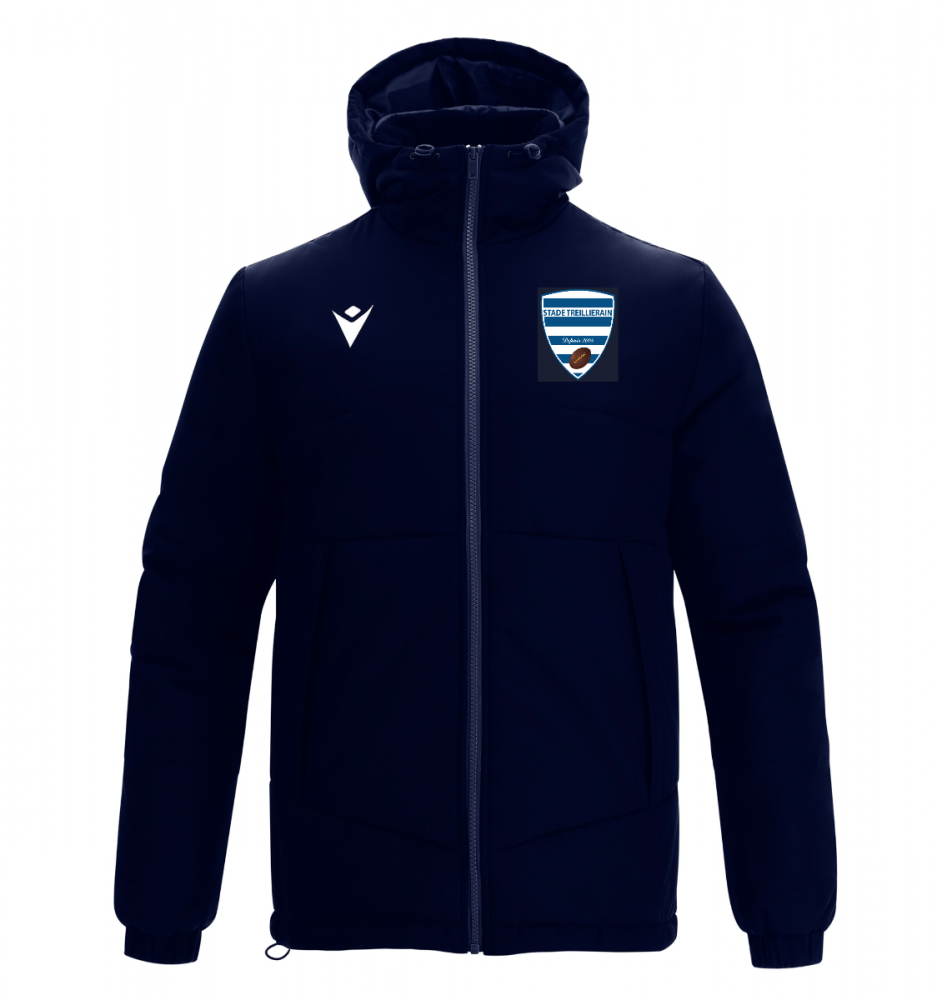 Macron Bomber andes navy avec logo brodé | Image 1