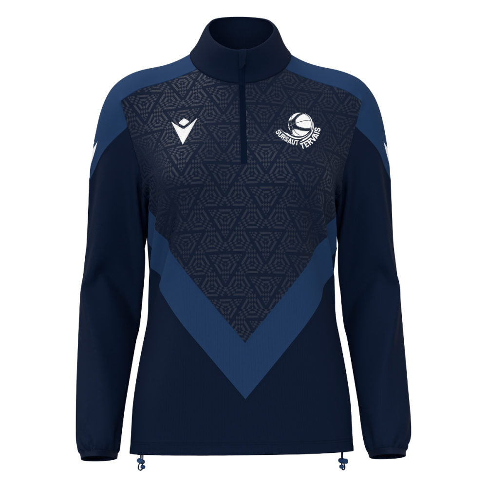 Macron Sweat femme 1/4 zip anora navy logo s | Image 1
