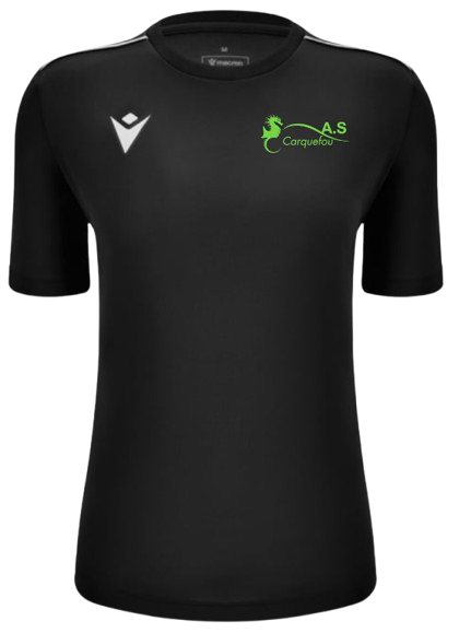 Macron Maillot femme ariel noir avec logo floqué | Image 1