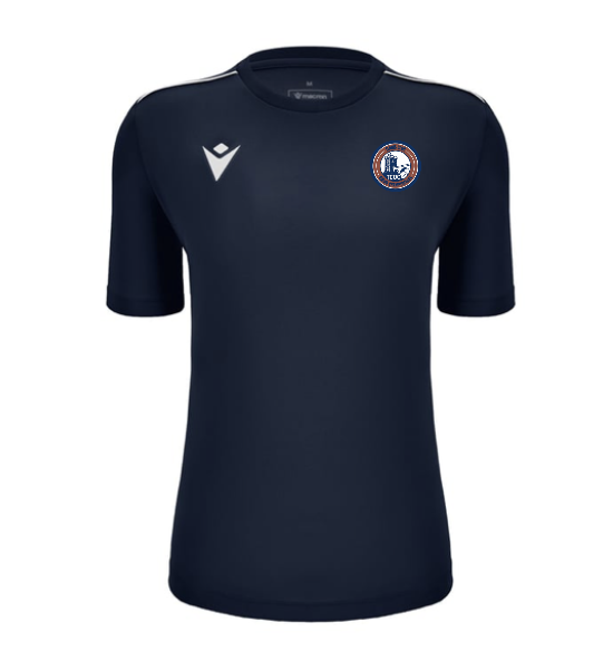 Macron Maillot féminin ariel navy avec écusson | Image 1