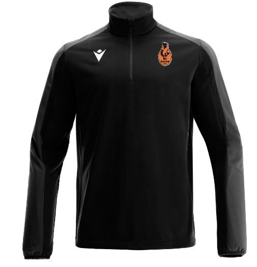 Macron Arno 1/4 zip maillot noir | Image 1
