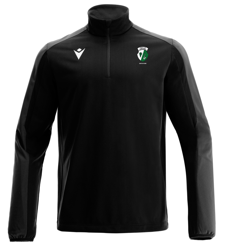 Macron Veste arno 1/4 zip noir - logoté | Image 1