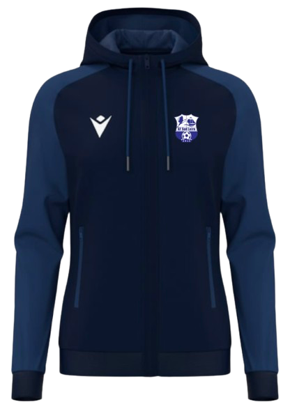 Macron Veste zippée capuche femme atlas navy avec logo brodé | Image 1