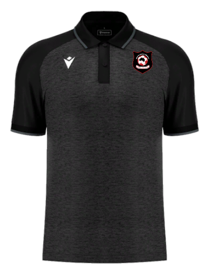 Macron Aulos senior polo - black | Image 1