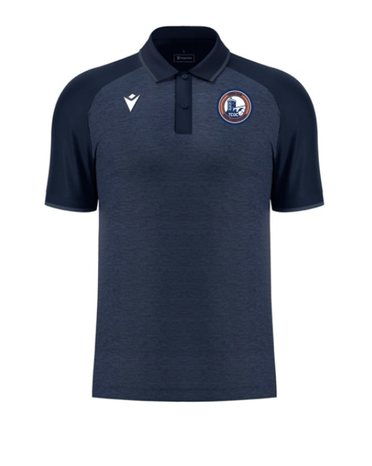 Macron Polo aulos navy avec écusson | Image 1
