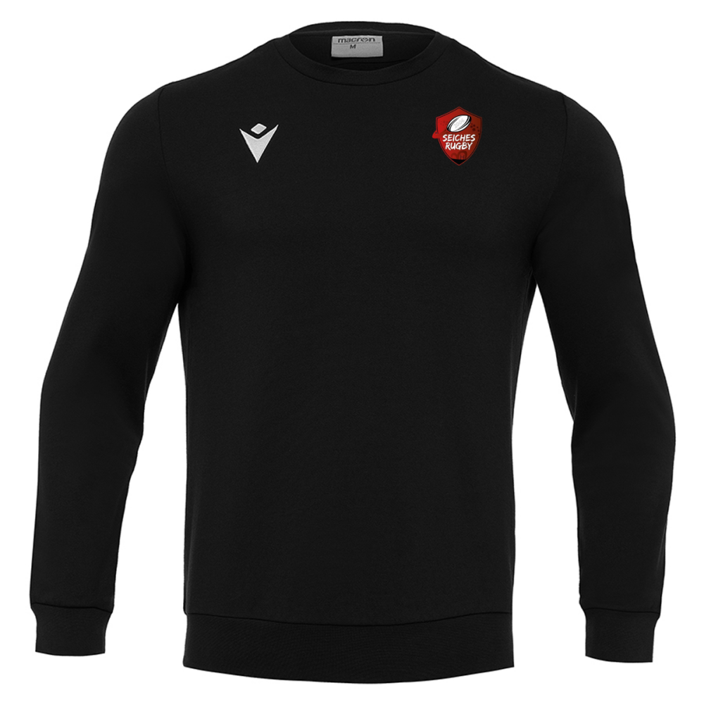 Macron Sweat en coton axima noir logo b | Image 1