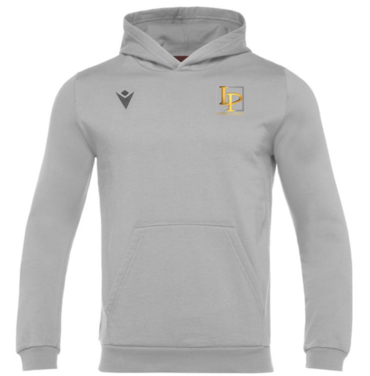 Macron Sweat à capuche mixte banjo hero gris avec logo brodé | Image 1