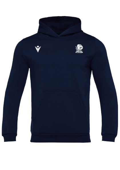 Macron Sweat coton banjo hero navy, logo brodé | Image 1