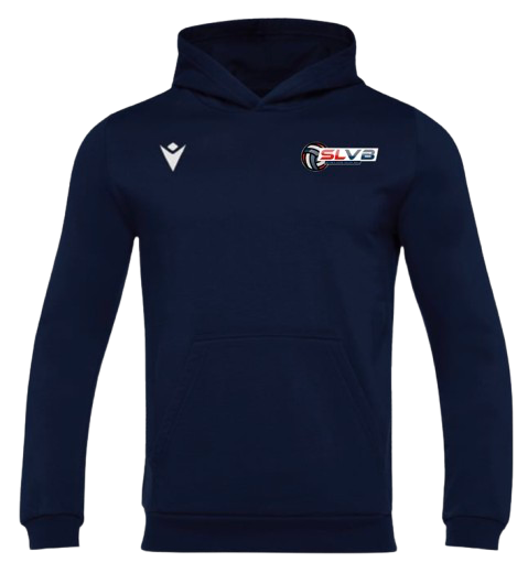 Macron Sweat capuche mixte banjo hero navy avec logo brodé | Image 1
