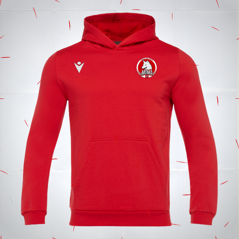 Macron Sweat hoody red | Image 1