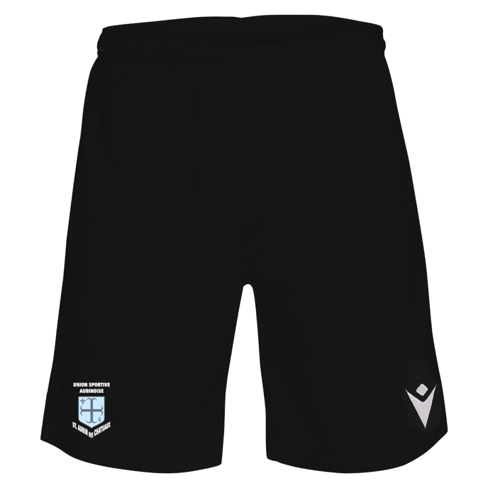 Macron Bermuda draco hero noir logo sérigraphié | Image 1