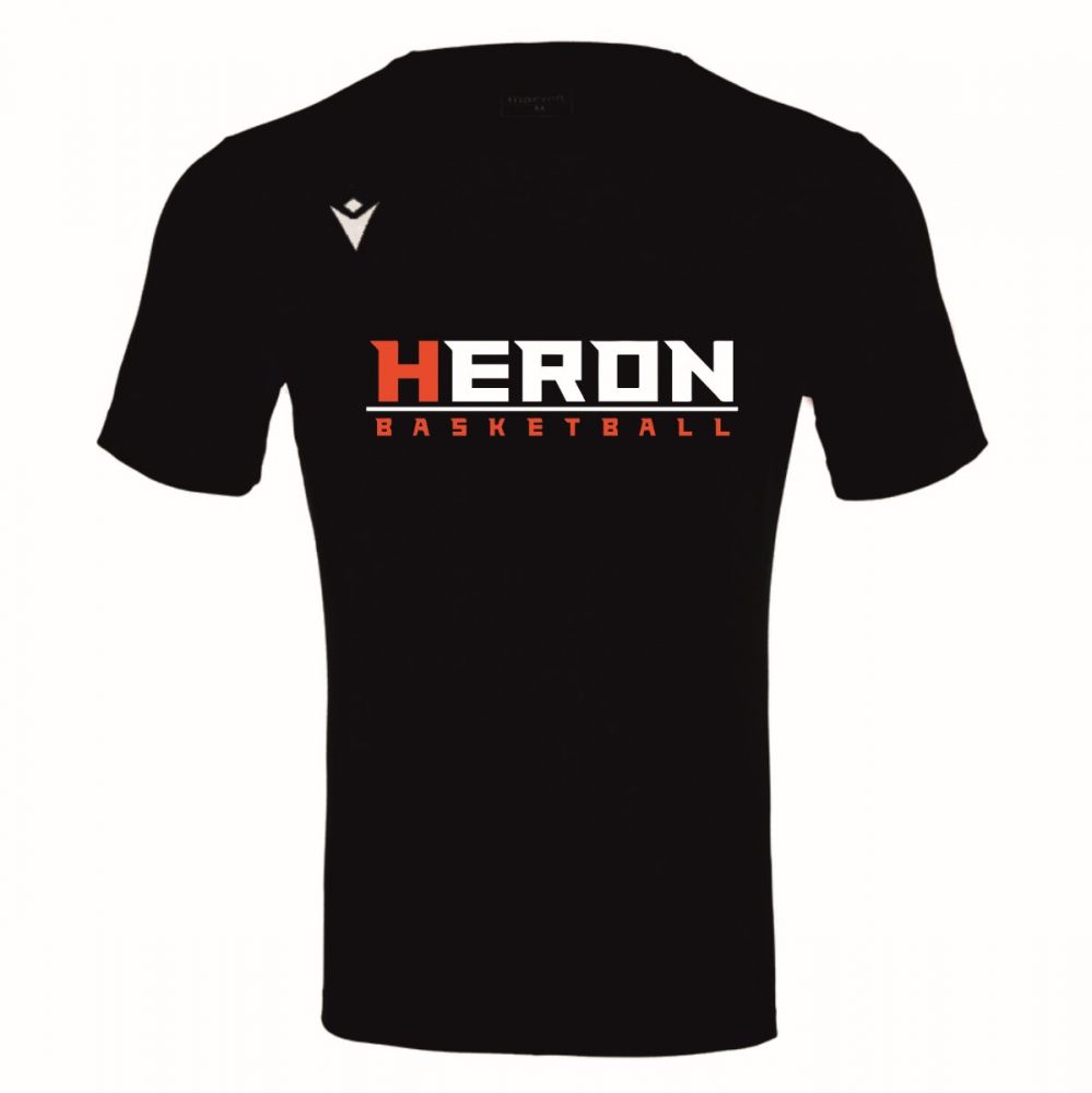 Macron T-shirt heron basketball black | Immagine 1