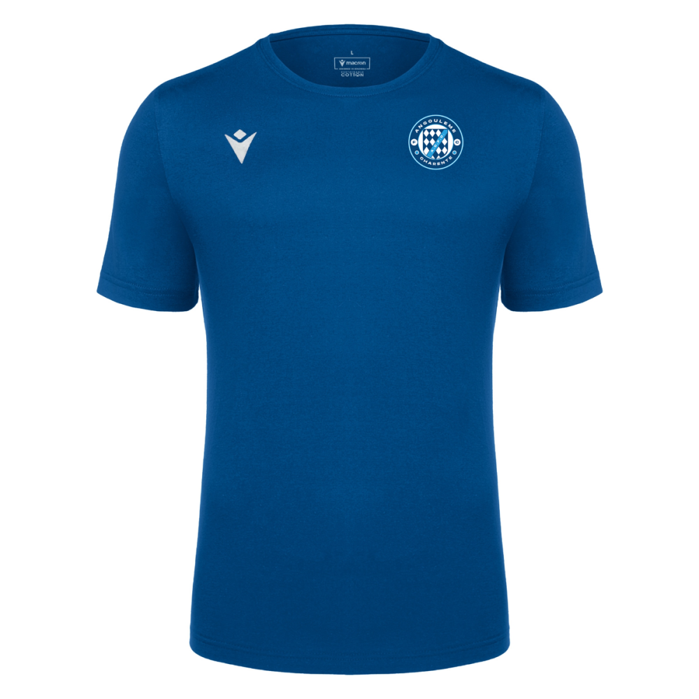 Macron T shirt coton boost eco bleu roi logo club s | Image 1