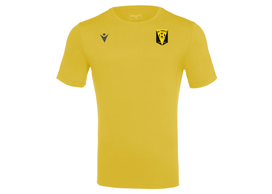 Macron T-shirt coton boost hero jaune logo s | Image 1