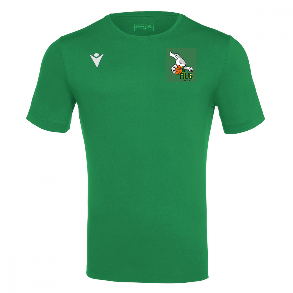 Macron Tshirt coton boost hero vert logo floqué | Image 1