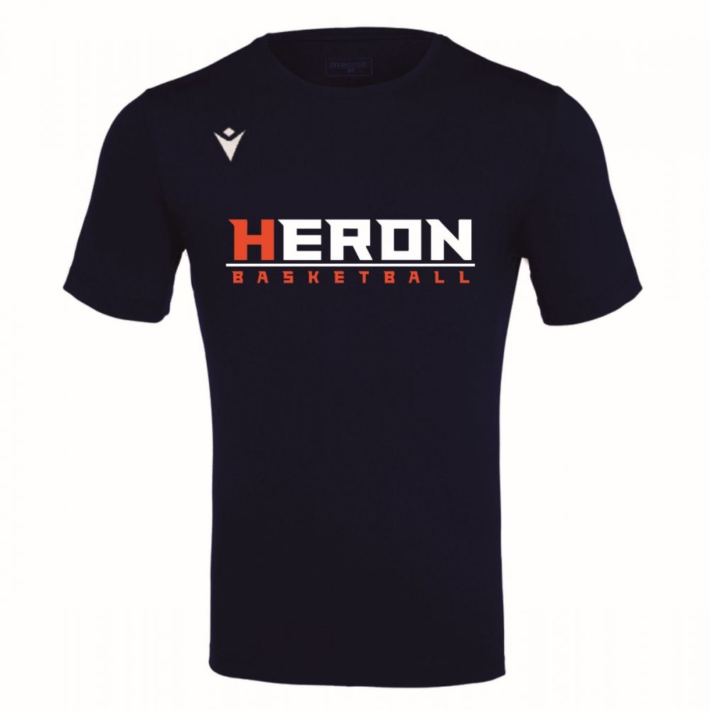 Macron T-shirt heron basketball navy | Immagine 1
