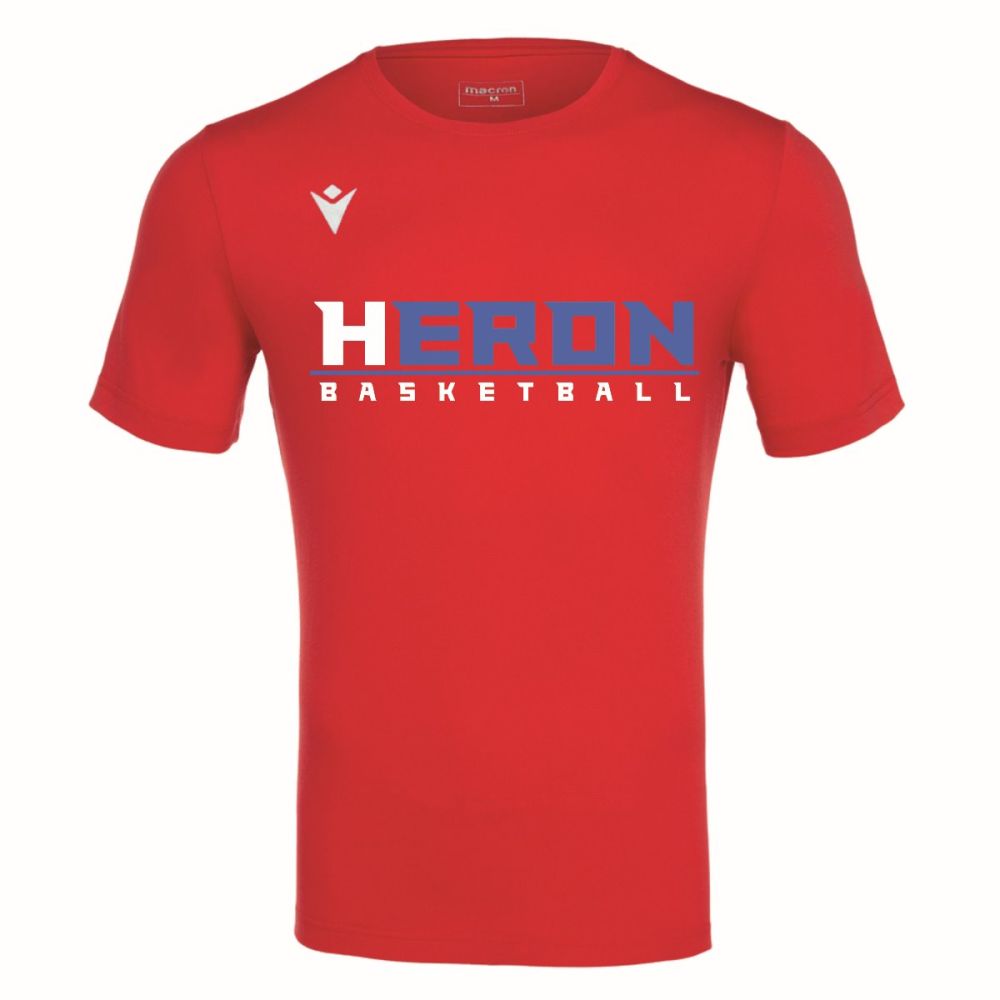 Macron T-shirt heron basketball red | Immagine 1