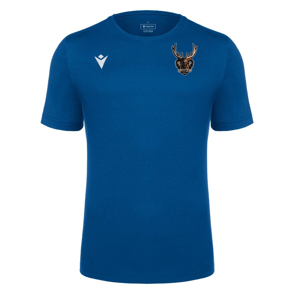 Macron Boost eco t-shirt bleu | Image 1