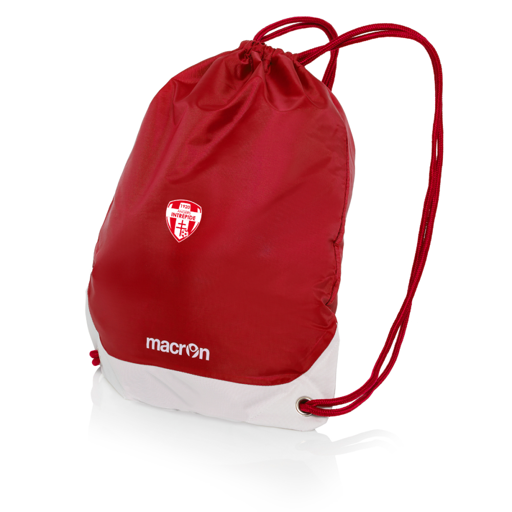 Macron Sac à cordelettes campus rouge logo sérigraphié | Image 1