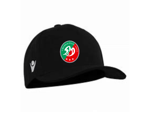 Macron Casquette ajustable pepper noire avec logo brodé | Image 1